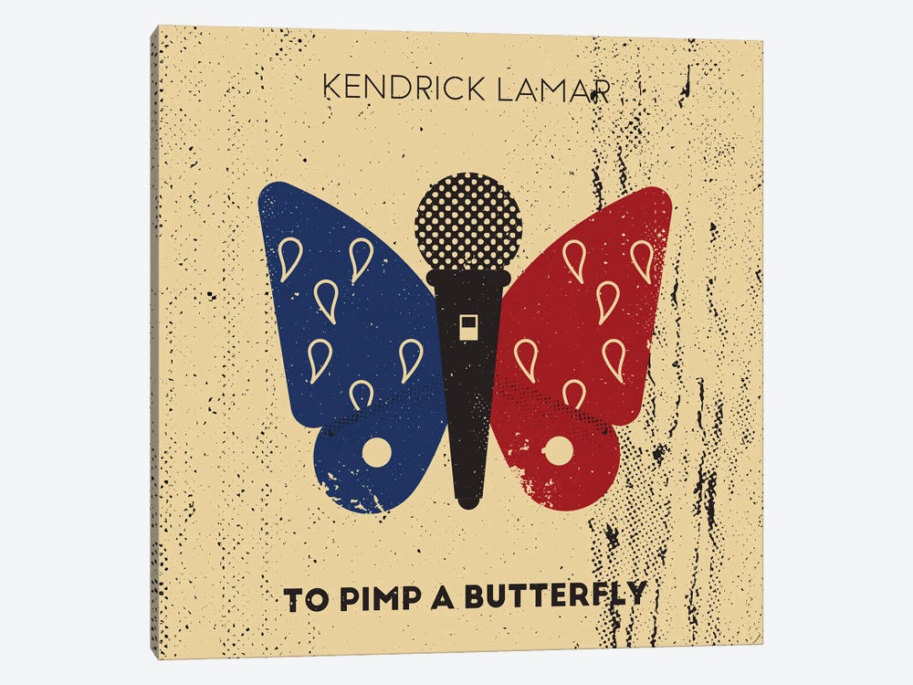 Kendrick Lamar To Pimp A Butterfly by Amer Karic 1-piece Canvas Print