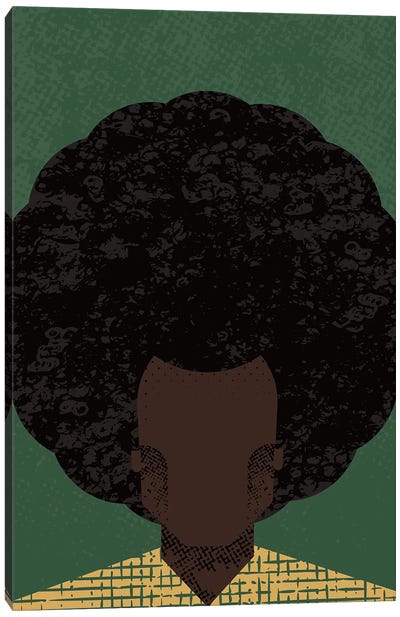Afro Canvas Art Print - Amer Karic