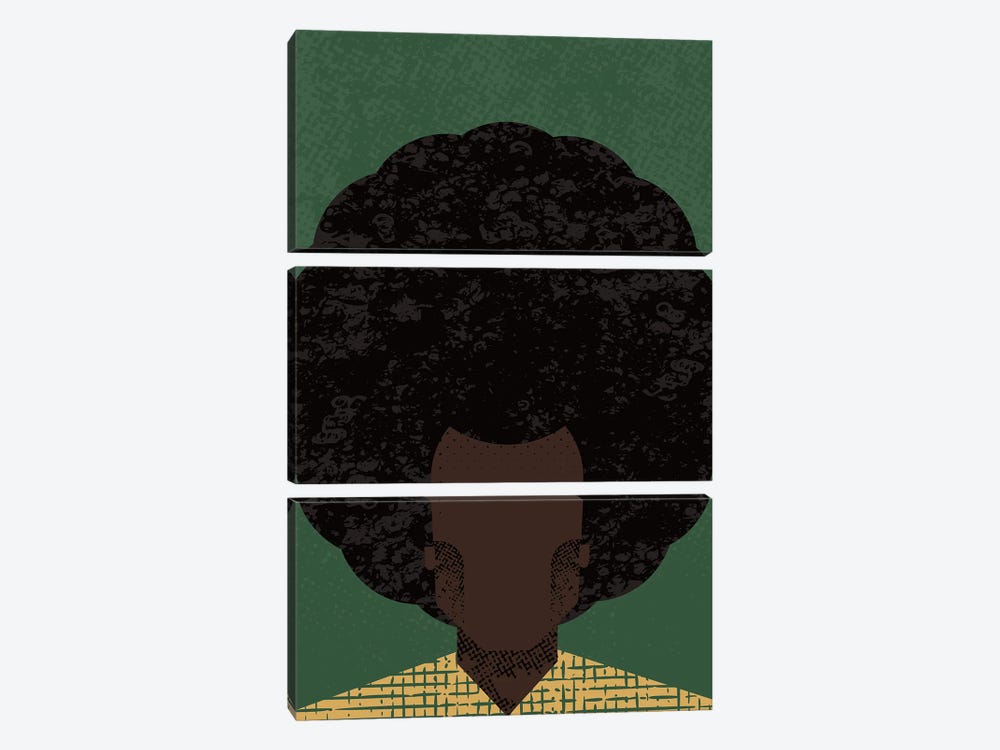 Afro by Amer Karic 3-piece Canvas Artwork