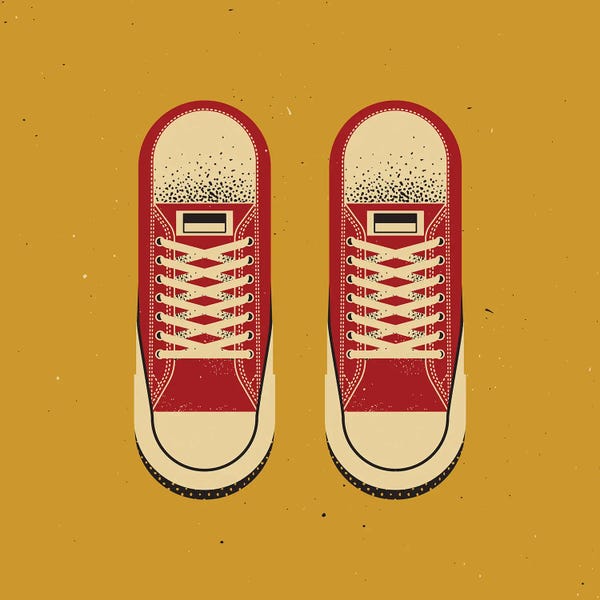Amer Karic: Red Chucks by Amer Karic