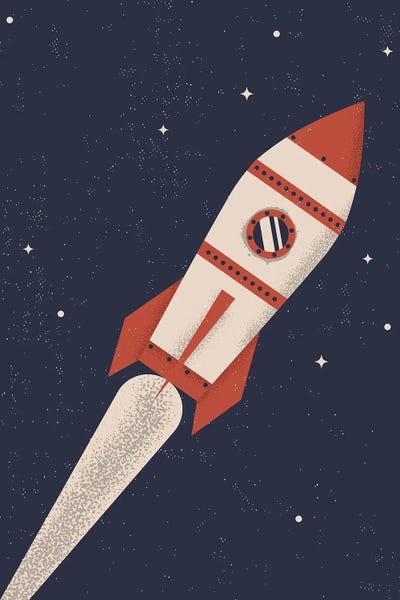 Space Travel by Amer Karic canvas print