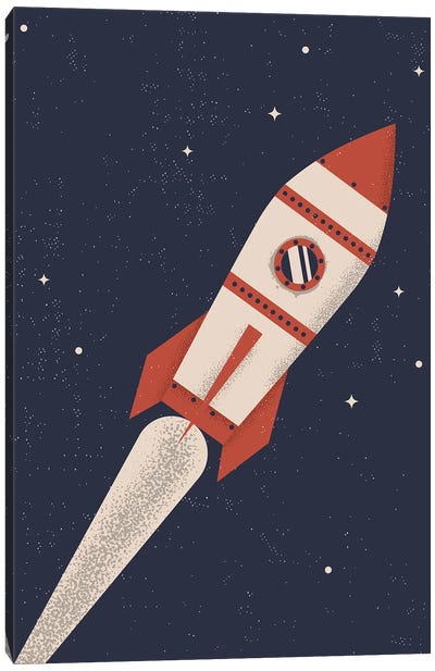 Space Travel Canvas Art Print - Amer Karic