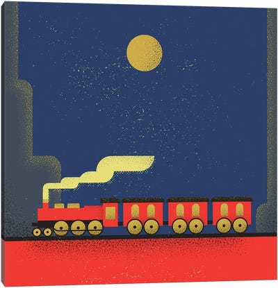 Train Canvas Art Print - Amer Karic