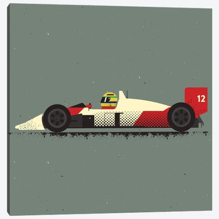 Ayrton Senna Canvas Print #AKC5} by Amer Karic Canvas Print