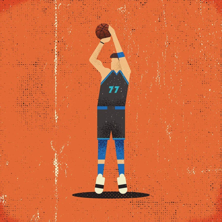 Luka Doncic by Amer Karic wall art