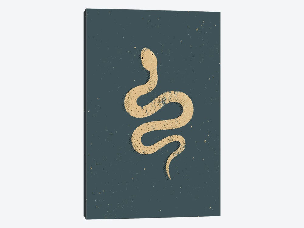 White Snake by Amer Karic 1-piece Canvas Print