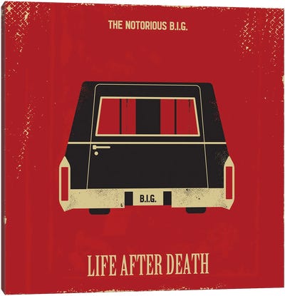 B.I.G. Life After Death Canvas Art Print - Song Lyrics Art