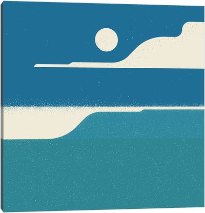 Ocean Waves Canvas Art Print - Wave Art