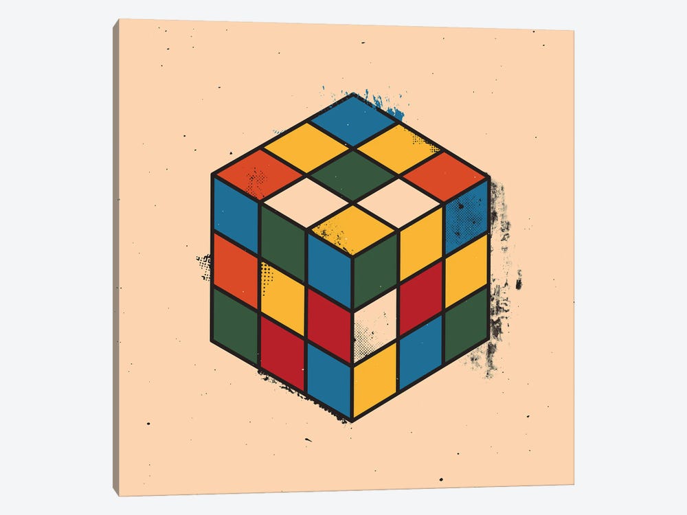Rubik's Cube by Amer Karic 1-piece Canvas Wall Art