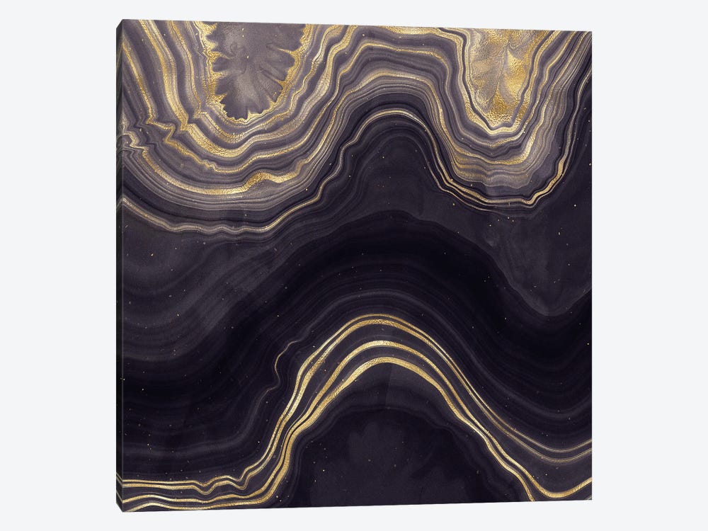 Agate Texture VIII by Aloke Design 1-piece Canvas Artwork