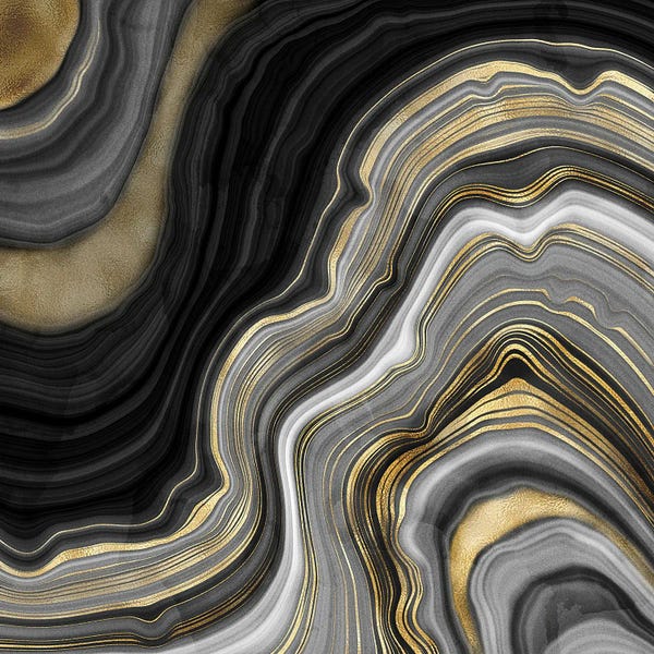 Agates, Geodes & Minerals: Agate Texture X by Aloke Design