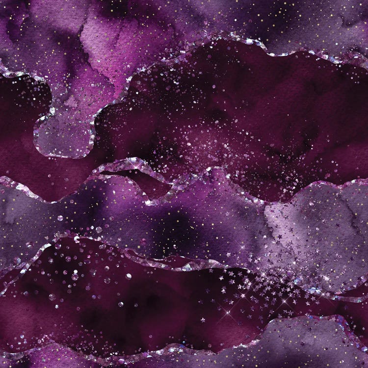 Purple Starry Agate Texture VI