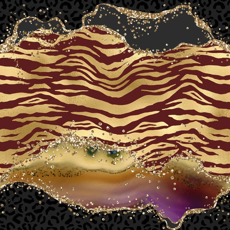 Wild Glitter Agate Texture IV