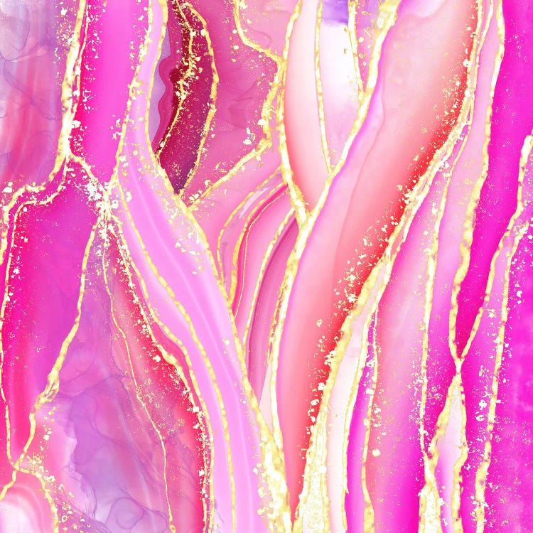 Sparkling Pink Agate Texture VII