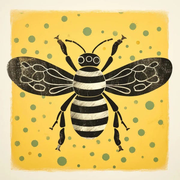 Bees: Honeybee by Aloke Design