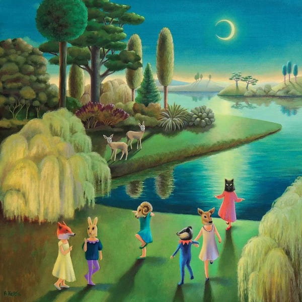 Antoinette Kelly: Lakeside Masquerade by Antoinette Kelly