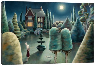 Nocturnal Wanderings Canvas Art Print - Nothing To See Here...