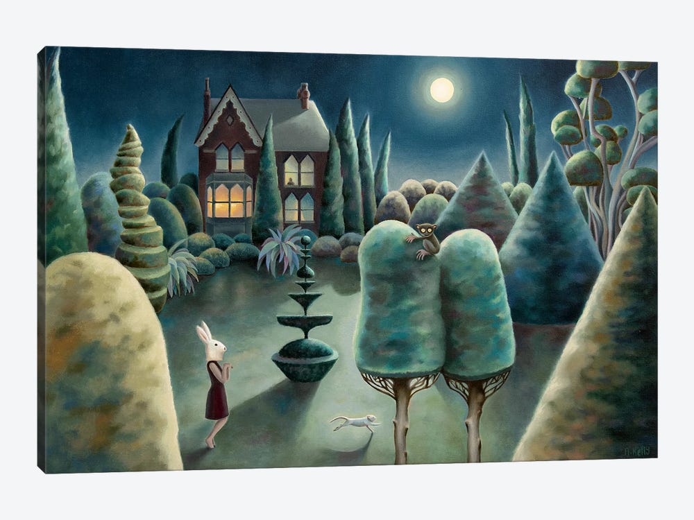 Nocturnal Wanderings by Antoinette Kelly 1-piece Canvas Print