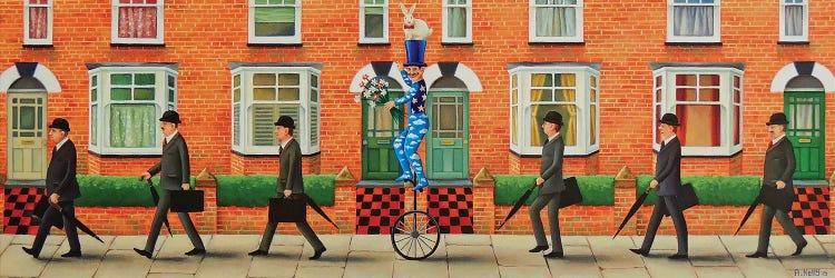 Off To Work! by Antoinette Kelly wall art