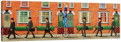 Off To Work! Canvas Art Print