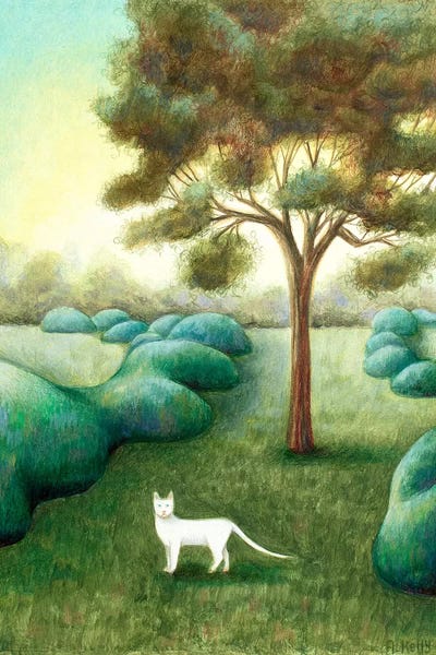 The Pathway by Antoinette Kelly framed canvas print