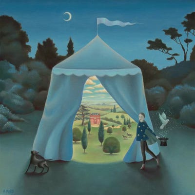 The Magician by Antoinette Kelly canvas print