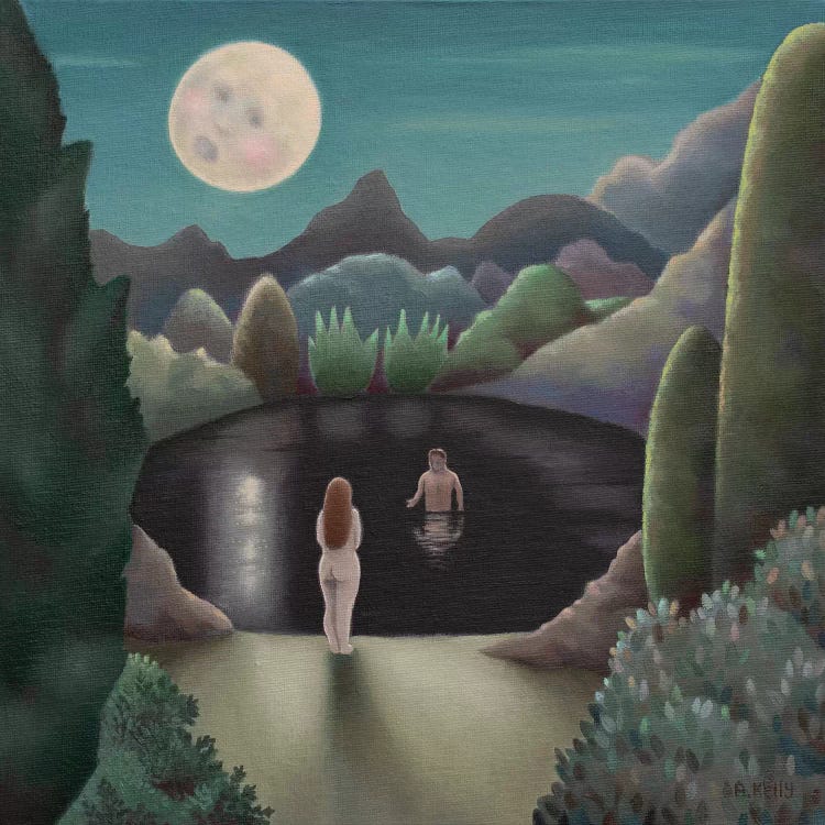 Pull Of The Moon by Antoinette Kelly wall art