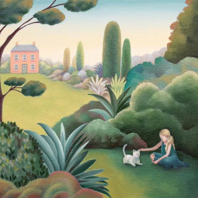 Sweet Little Kitty by Antoinette Kelly canvas print