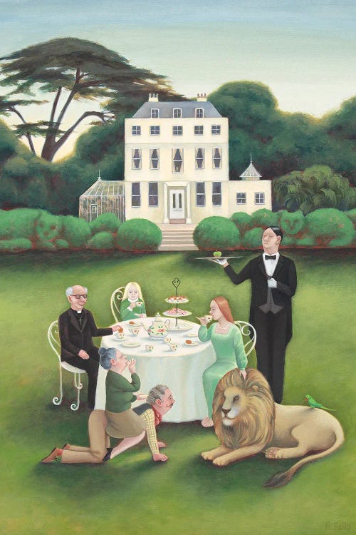 Afternoon Tea by Antoinette Kelly wall art