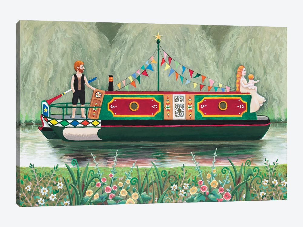 On The Canal by Antoinette Kelly 1-piece Canvas Wall Art