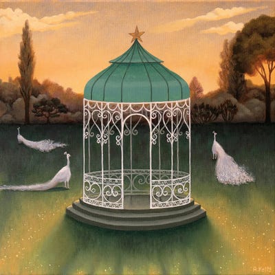 The Golden Hour by Antoinette Kelly framed wall art