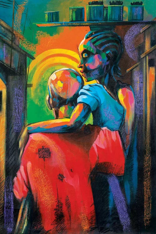 Moments Together by Akintayo Akintobi wall art