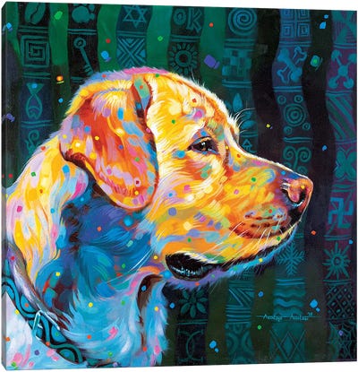 Lolo the Labrador Retriever, canvas 24x36