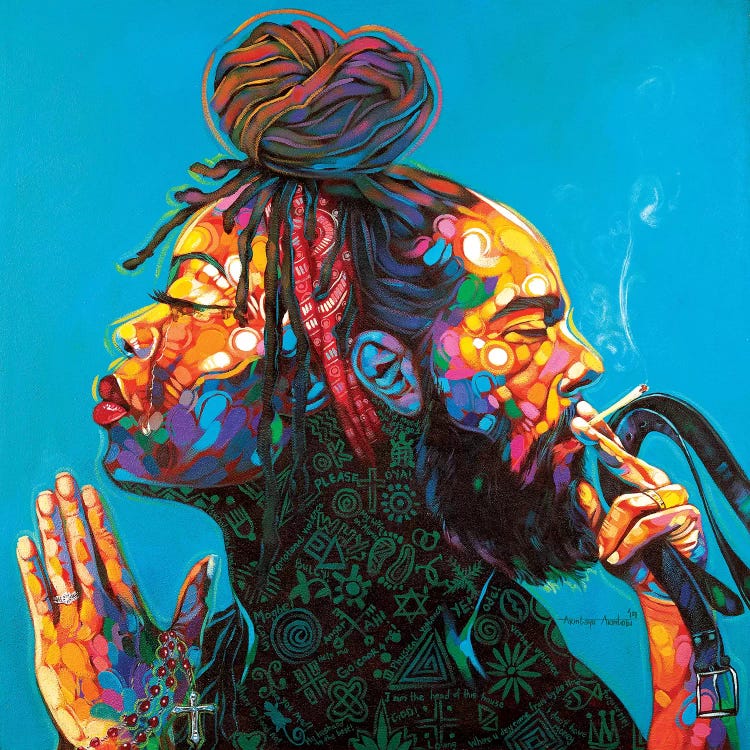 Unequally Yoked by Akintayo Akintobi wall art
