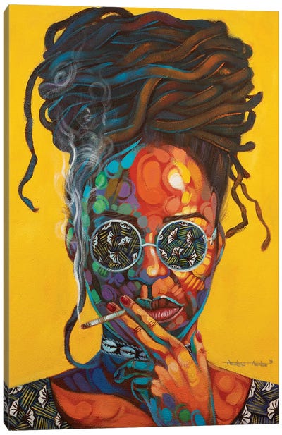 Woman Of Steel Canvas Art Print - Life in Technicolor