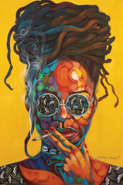 Prismatic Portraits: Woman Of Steel by Akintayo Akintobi