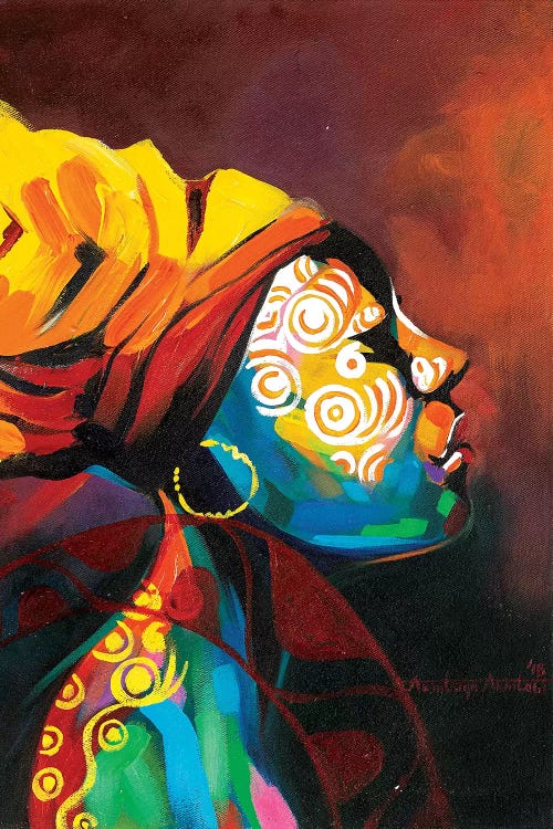 A Thought In Profile by Akintayo Akintobi wall art