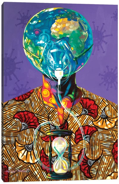 Heal The World Canvas Art Print - Akintayo Akintobi