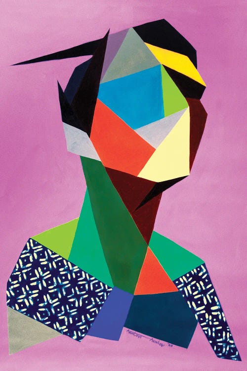 Mauve by Akintayo Akintobi wall art