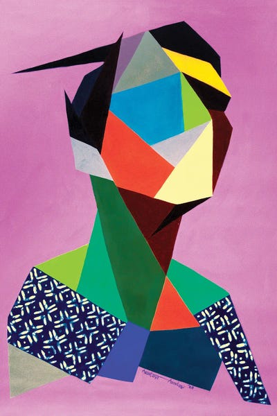 Silhouettes: Mauve by Akintayo Akintobi