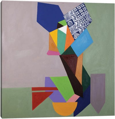 Gèlè (Headgear) Canvas Art Print - Artwork Similar to Wassily Kandinsky