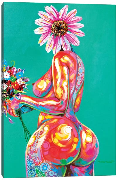 Eyiwunmi Canvas Art Print - Female Nude Art