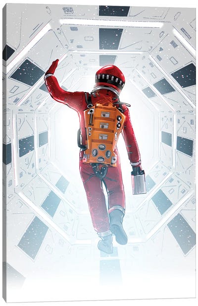 2001 Space Odyssey Canvas Art Print - Home Theater Art