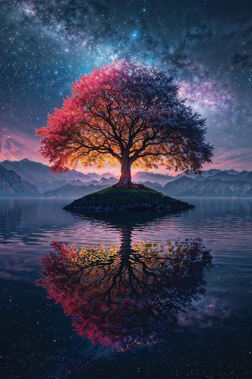 Majestic Tree Of Life by Nikita Abakumov wall art
