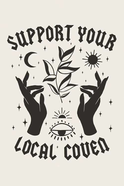 Support Your Local Coven II by Nikita Abakumov wall art