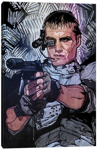 Universal Soldier Canvas Art Print - Nikita Abakumov