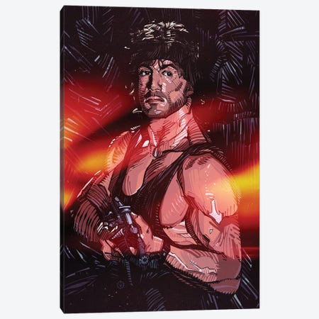 Rambo Canvas Print #AKM110} by Nikita Abakumov Canvas Wall Art