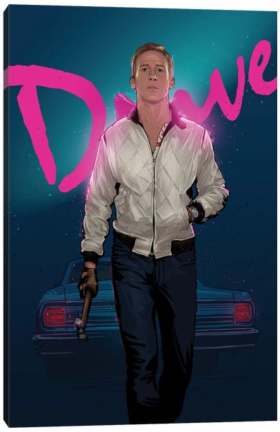 Drive Canvas Art Print - Crime & Gangster Movie Art