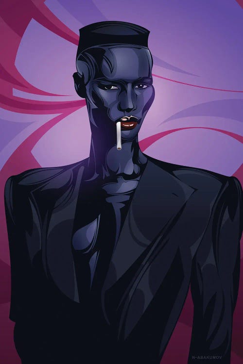 Grace Jones by Nikita Abakumov wall art