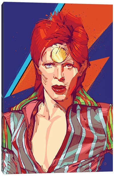 David Bowie I Canvas Art Print - Nikita Abakumov